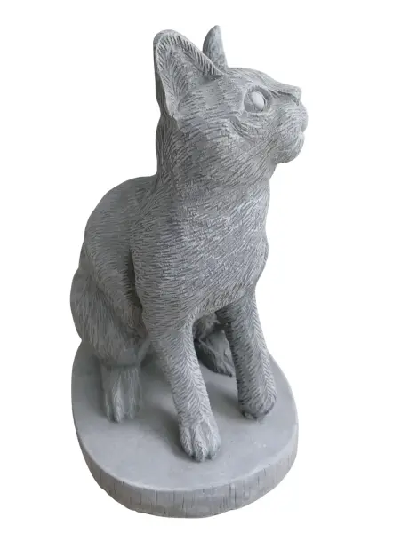 Product image 7 of the product “Penelope - Cat, 35cm Height | cast stone ”
